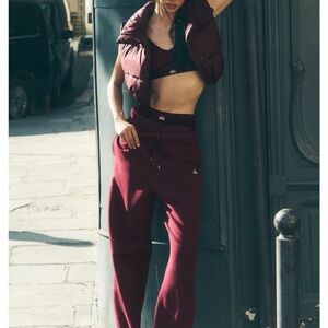 ALO Yoga Women's Burgundy Pants Size Small